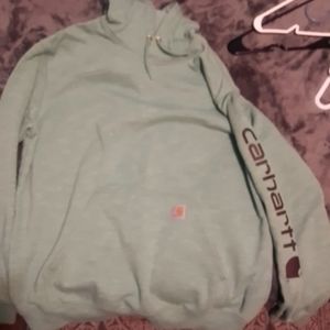 Men's XL mint green Carhartt hoodie brand new